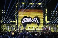 On March 30, 2025, in Vancouver, British Columbia, the musical trio Sum 41 takes the stage for the 2025 JUNO Awards at Rogers Arena. (Image courtesy of Cindy Ord/Getty Images)